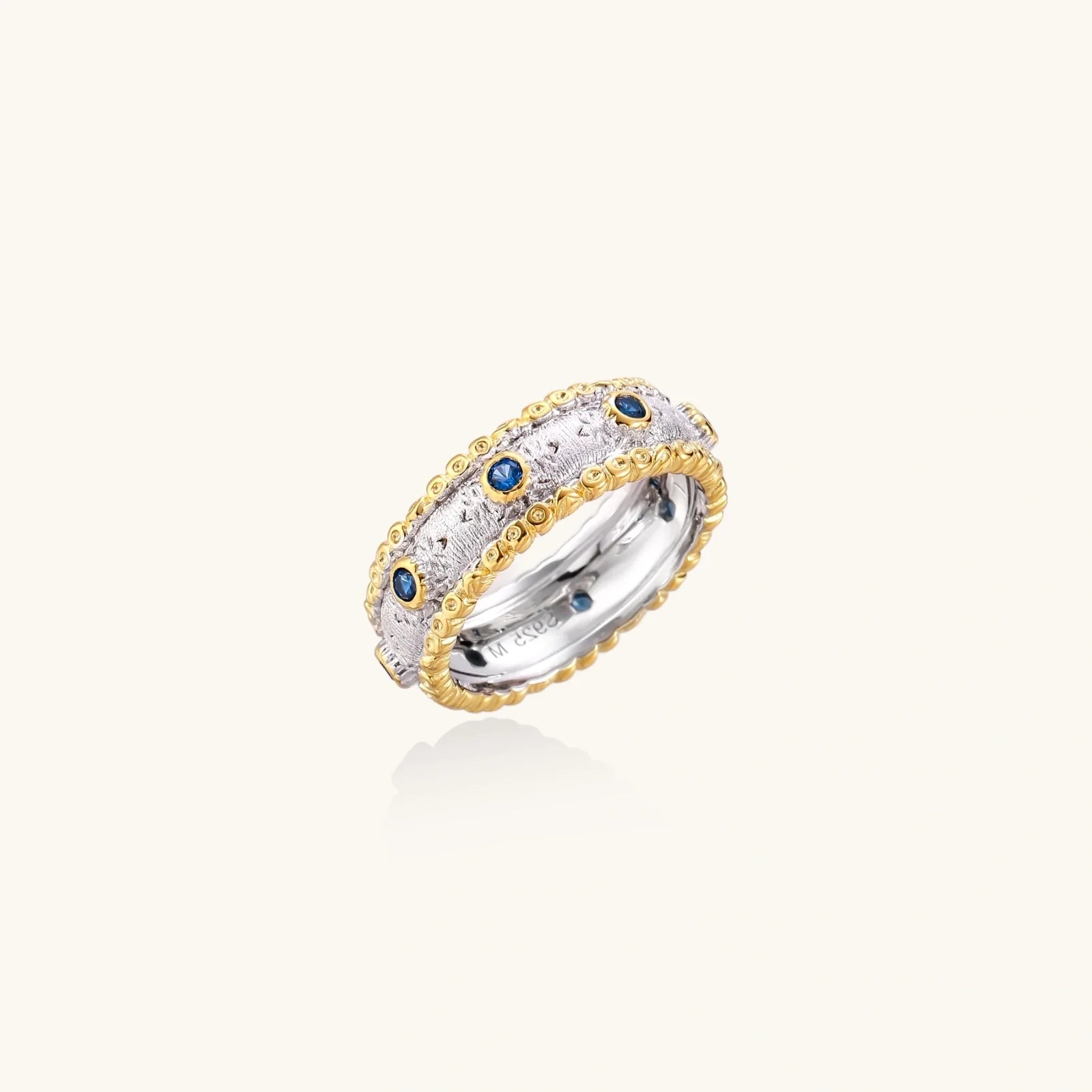 Two-tone band ring