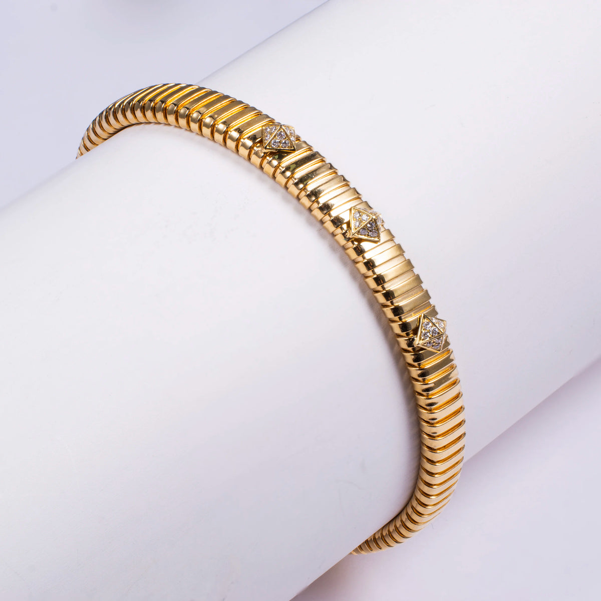 Lab Grown Diamond Bracelet, 18K Gold