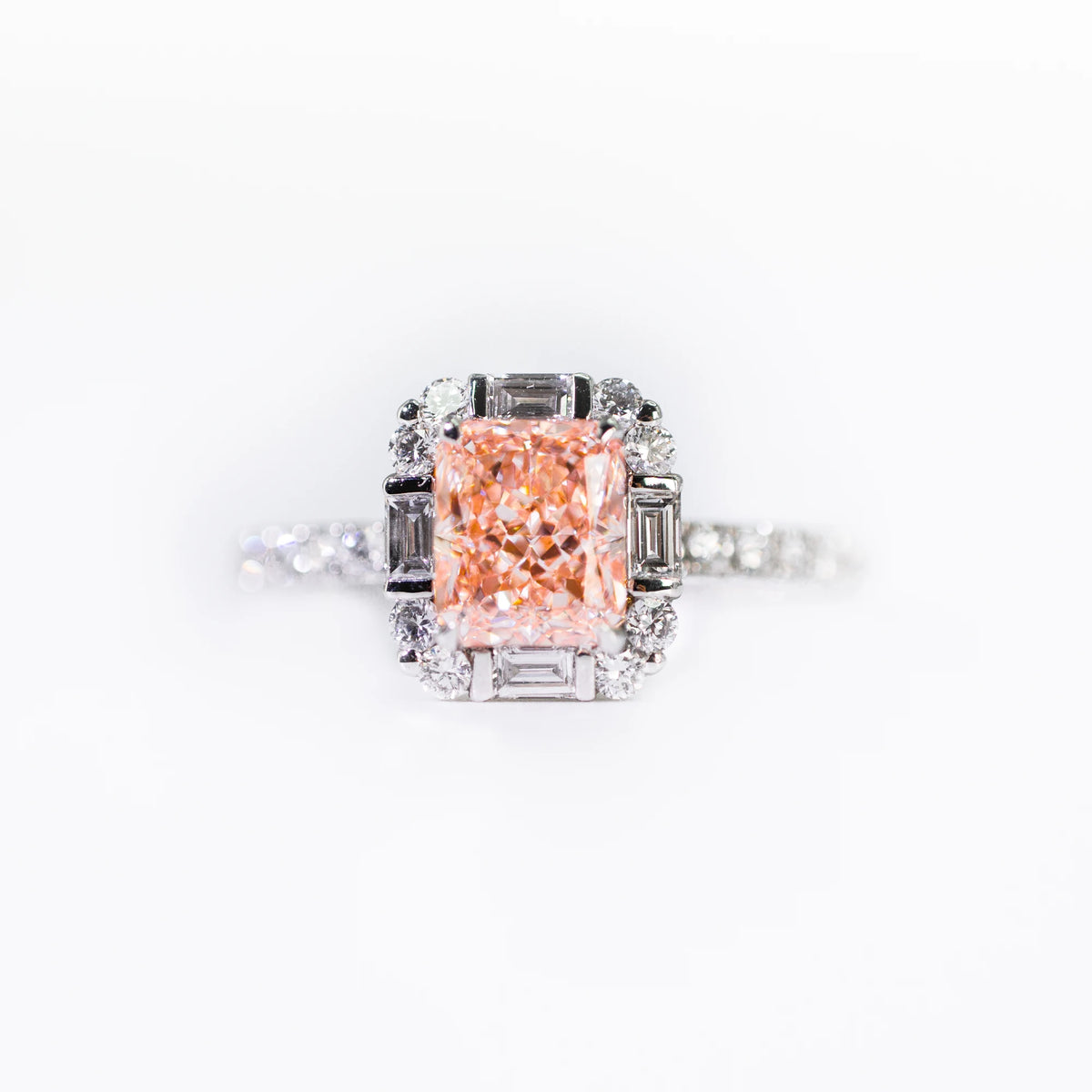 1.84ct Cushion Cut Lab Diamond Ring, 18K Gold, IGI Certified