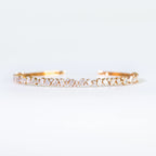 18K Gold Tennis Bracelet with Lab-Grown Diamonds, Emerald Cut
