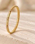 Lab Grown Diamond Bracelet, 18K Gold