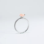Heart Cut Lab Diamond Ring, 18K Gold, IGI Certified