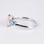 Marquise Cut Fancy Pink Lab Diamond Ring, 18K Gold, IGI Certified