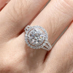 1.6ct Round VVS Lab Diamond Ring, 18K Gold, IGI Certified