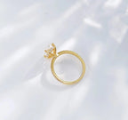 Oval Lab Diamond Ring with Side Stones, 3ct, 18K Gold, IGI Certified
