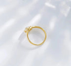 Pear Cut VVS Lab Diamond Ring, 1-1.5ct, 18K Gold, IGI Certified