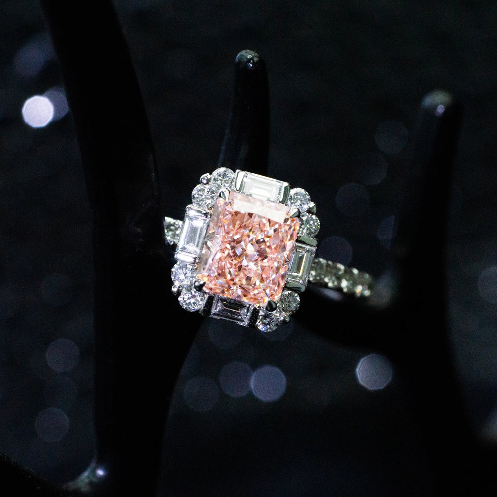 1.84ct Cushion Cut Lab Diamond Ring, 18K Gold, IGI Certified
