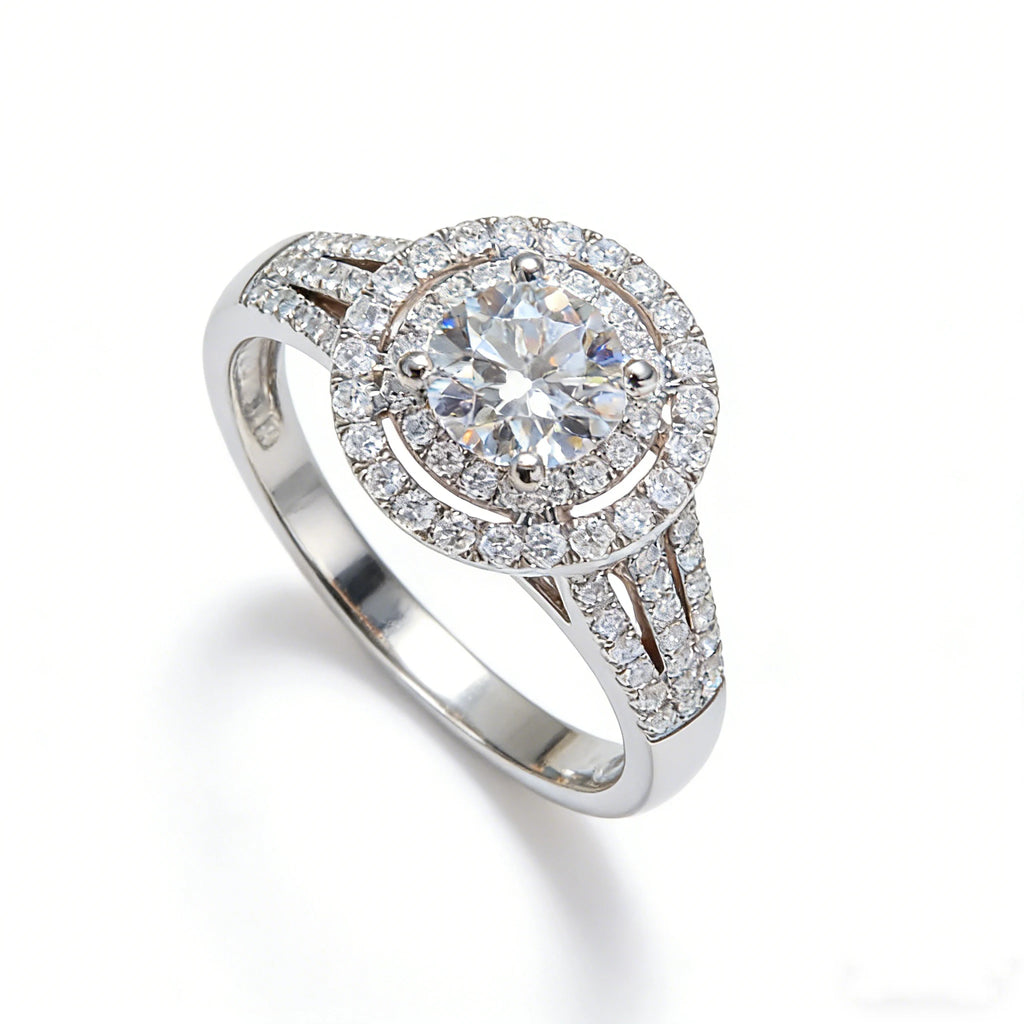 1.6ct Round VVS Lab Diamond Ring, 18K Gold, IGI Certified
