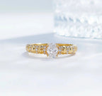 VVS Lab Diamond Ring, 0.3-0.5ct, 18K Gold, IGI Certified