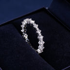 Elegant Design Lab Diamond Ring, 18K Gold, IGI Certified