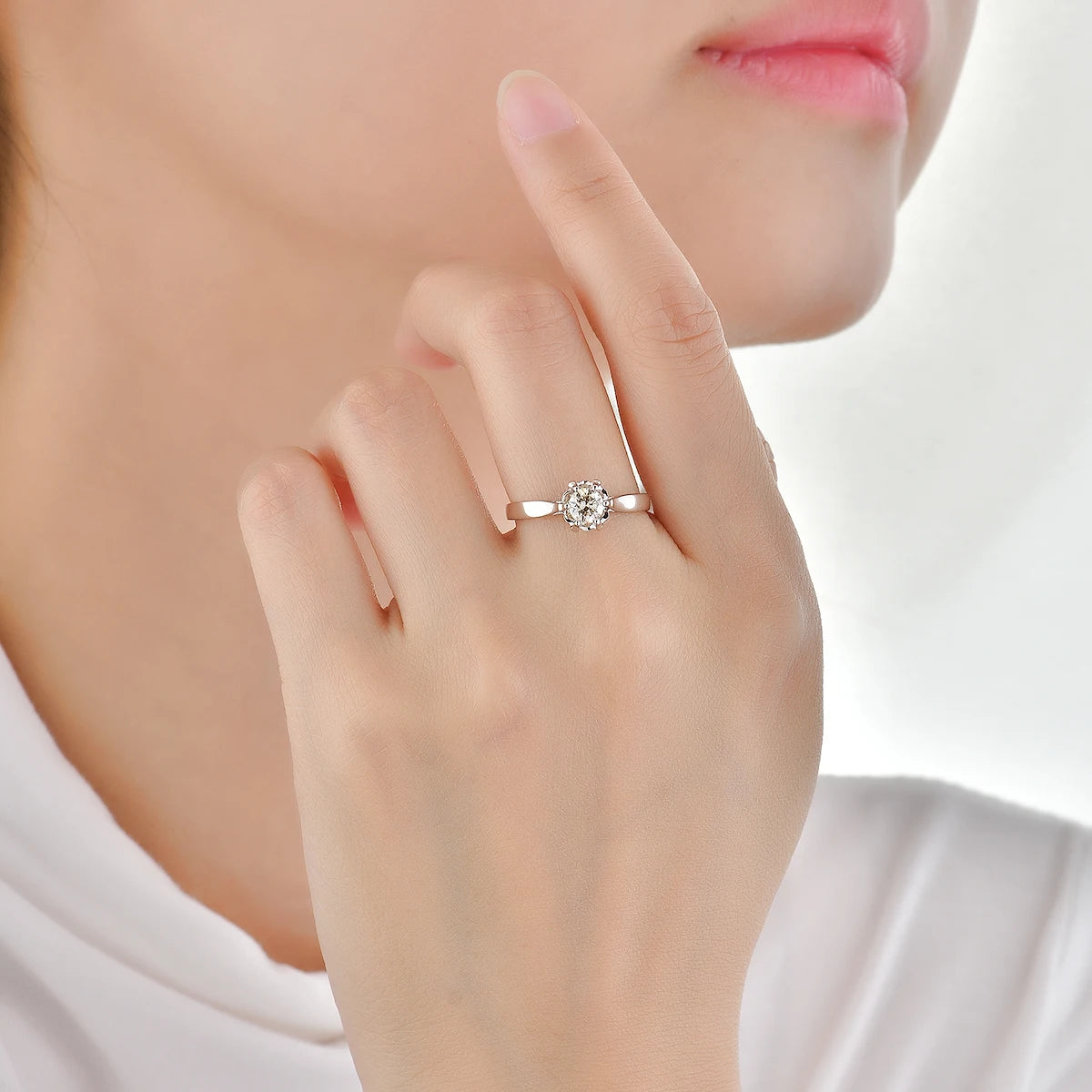 Custom 1–3ct Round Lab Diamond Ring, 18K Yellow Gold, IGI Certified