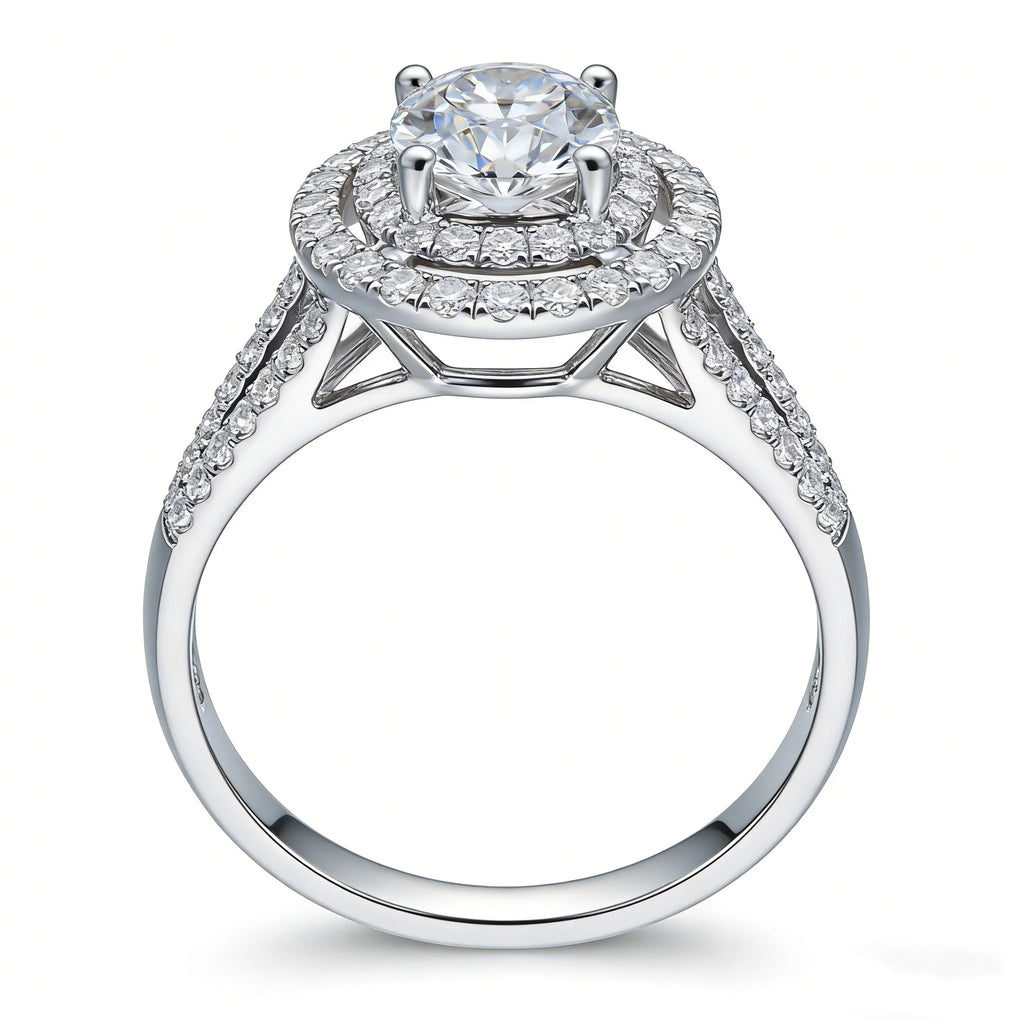 1.6ct Round VVS Lab Diamond Ring, 18K Gold, IGI Certified