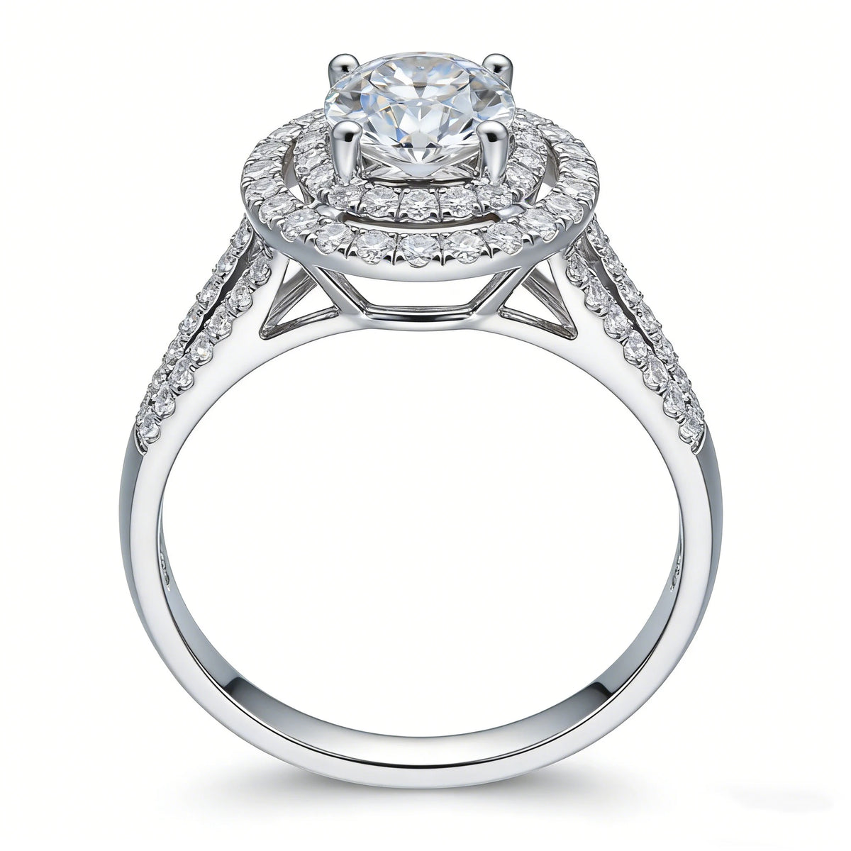 1.6ct Round VVS Lab Diamond Ring, 18K Gold, IGI Certified
