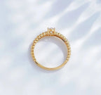 VVS Lab Diamond Ring, 0.3-0.5ct, 18K Gold, IGI Certified