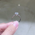 0.7ct Round Cut VVS Lab Diamond Ring, 18K Gold, IGI Certified