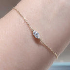 18K Gold Lab Grown Diamond Bracelet, 0.31ct