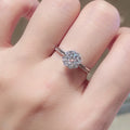 0.7ct Round Cut VVS Lab Diamond Ring, 18K Gold, IGI Certified
