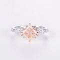 Other Cut Fancy Pink Lab Diamond Ring, 18K Gold, IGI Certified