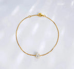1ct Lab Grown Diamond Bracelet, 18K Gold