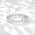 Elegant Design Lab Diamond Ring, 18K Gold, IGI Certified