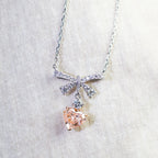 Heart Cut Lab Grown Diamond Necklace, 18K Gold