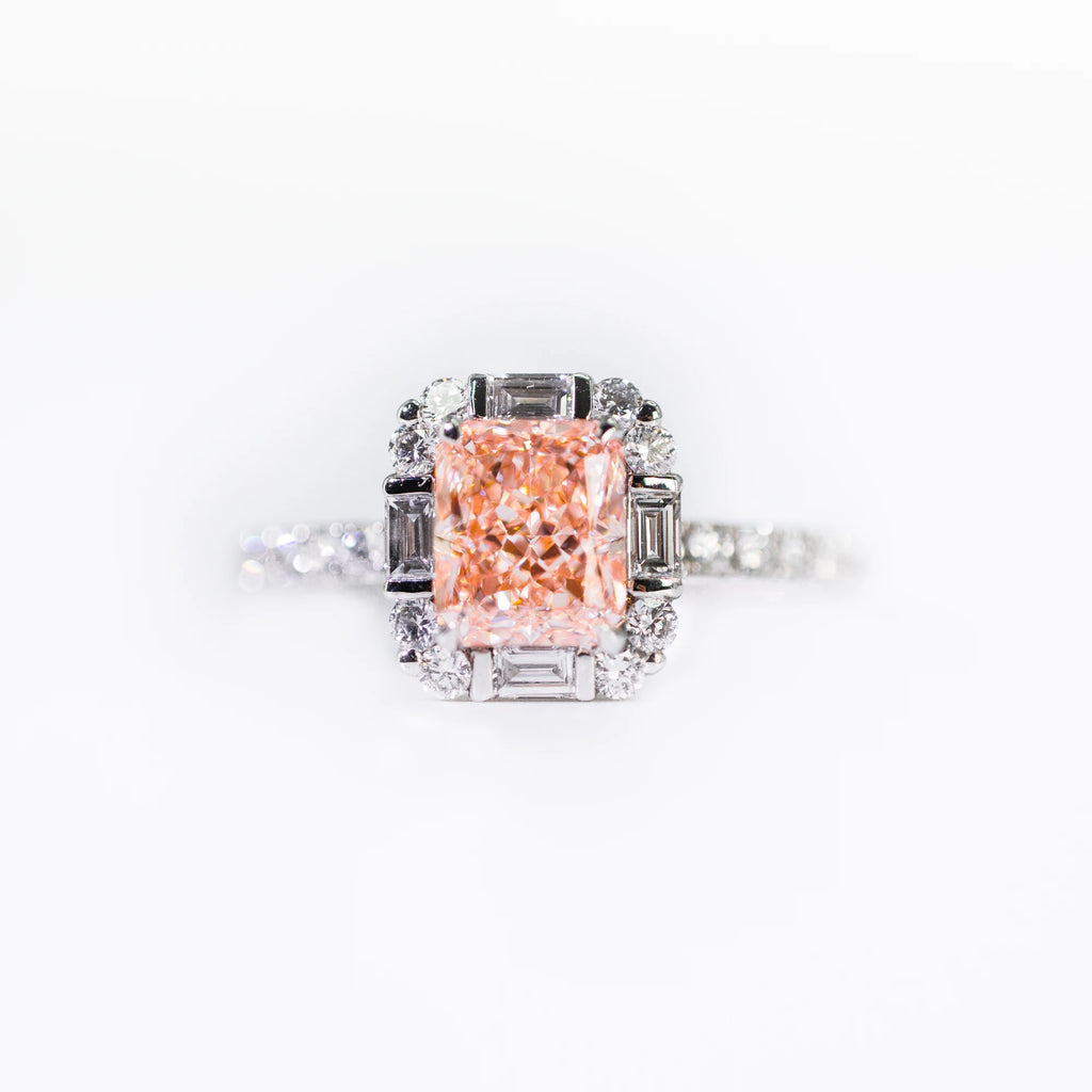 1.84ct Cushion Cut Lab Diamond Ring, 18K Gold, IGI Certified