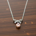 Heart Cut Lab Grown Diamond Necklace, 18K Gold