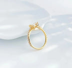 Marquise Cut VVS Lab Diamond Ring, 2.1ct, 18K Gold, IGI Certified