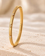 Lab Grown Diamond Bracelet, 18K Gold