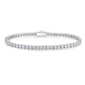 Lab Grown Diamond Bracelet, 925 Silver