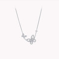0.5ct Round Cut Lab Diamond Necklace, 18K Gold, IGI Certified