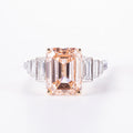 Luxury Emerald VVS Fancy Lab Diamond Ring, 18K Gold, IGI Certified